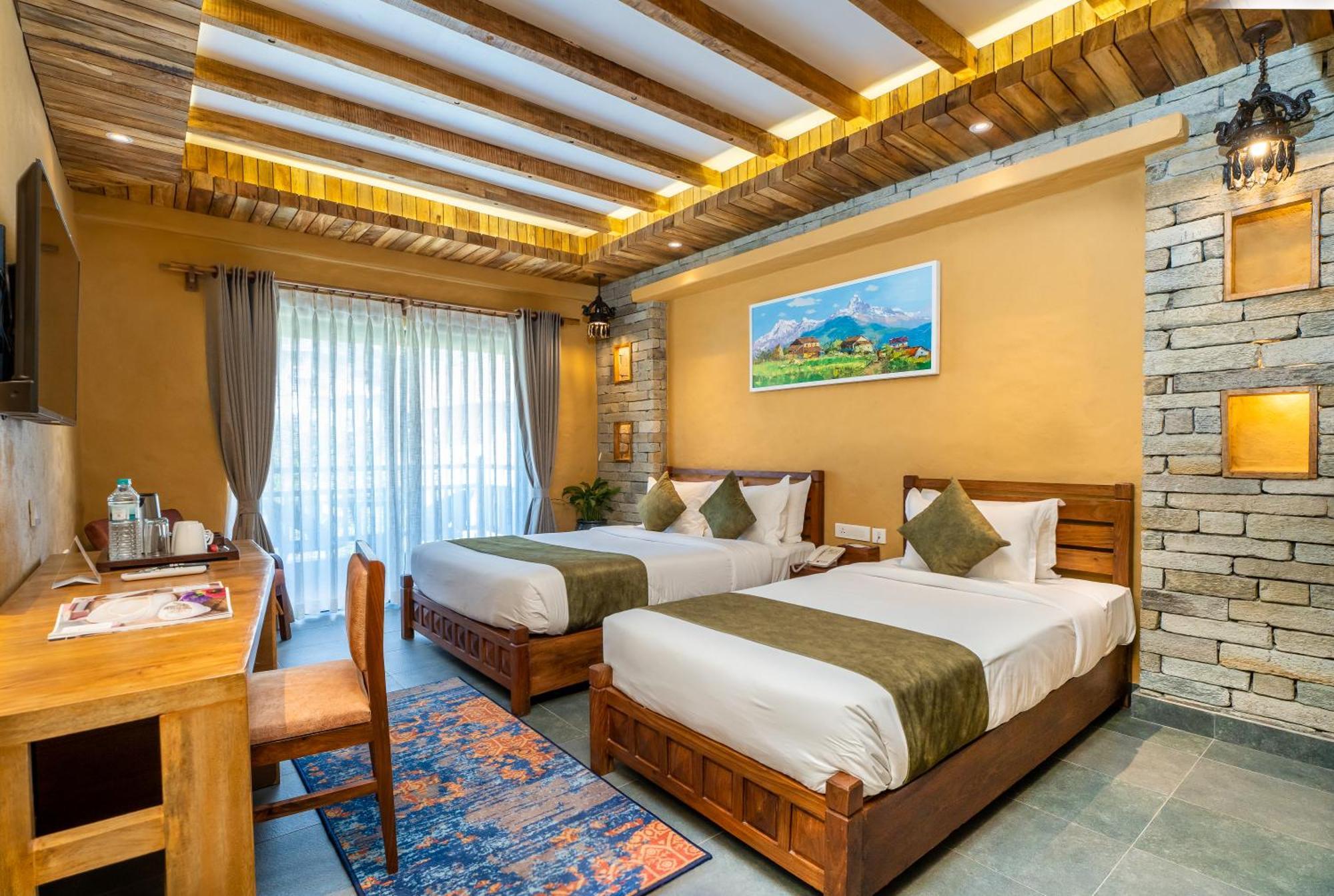 Bar Peepal Resort Pokhara Zewnętrze zdjęcie Deluxe Room